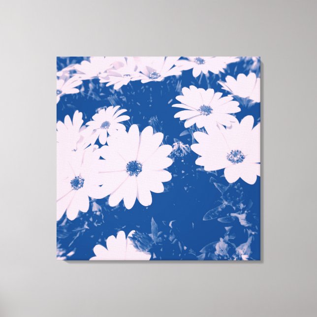 Blumenbild auf Leinwand (Vorderseite)
