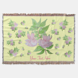 Blumenbild der Bündel der hübschen rosa Blumen Decke