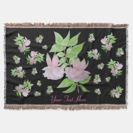 Blumenbild der Bündel der hübschen rosa Blumen Decke