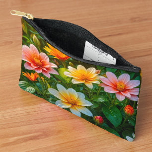 Blumenbild Nr. 1, Blumenreihe, Täschchen Zubehörtasche