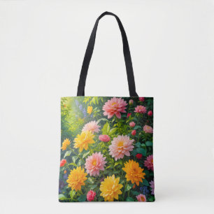 Blumenbild Nr. 23, Blumenreihe, Tragetasche Tasche
