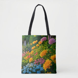 Blumenbild Nr. 24, Blumenreihe, Tragetasche Tasche