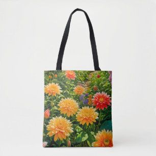 Blumenbild Nr. 26, Blumenreihe, Tote Bag Tasche