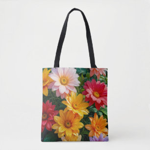 Blumenbild Nr. 28, Blumenreihe, Tragetasche Tasche