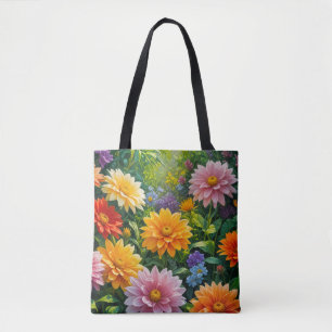Blumenbild Nr. 29, Blumenreihe, Tragetasche Tasche