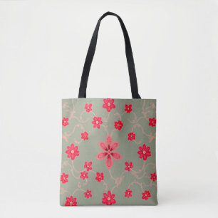 Blumenbild Nr. 5, Blumenreihe, Tragetasche Tasche
