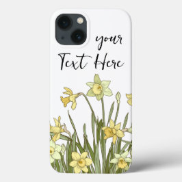 Blumenbild von gelben Narzellen auf Case-Mate iPhone Hülle