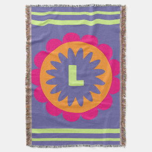 Blumenbilder in orangen und rosa decke