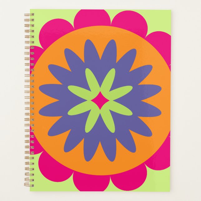 Blumenbilder in orangen und rosa planer (Vorderseite)