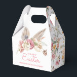 Blumenblasen | Happy Oaster Favor Box Geschenkschachtel<br><div class="desc">In dieser Ostergeschenkbox können sich die sonnigen Ohren aus einem Frühlingsbukett mit den Worten "Happy Oaster" in Rosa herausgucken lassen. Sie können mit einem Namen personalisieren. Die Seiten haben ein koordinierendes Blumenmuster.</div>
