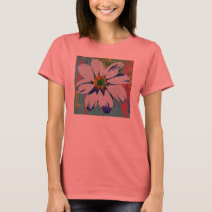 Blumenblatt lila T-Shirt