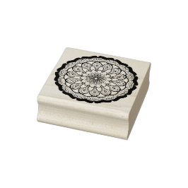 Blumenblätter Blume Mandala Yoga Gummistempel