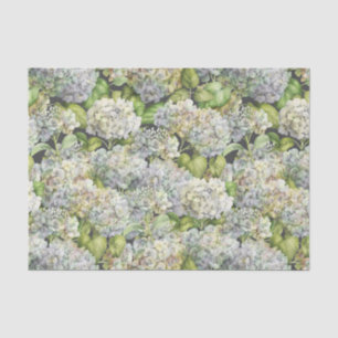 Blumenblau Hydrangea Sommermuster Blume Seidenpapier
