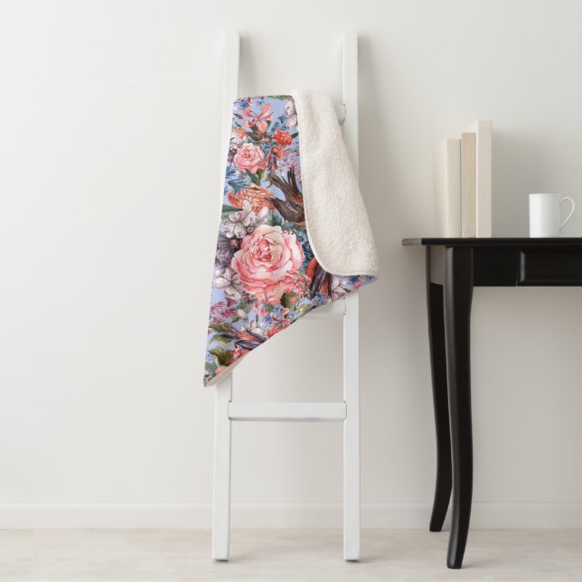 Blumenblauer Hintergrund Rose Hyacinth Wilde Blume Sherpadecke (Beispiel)