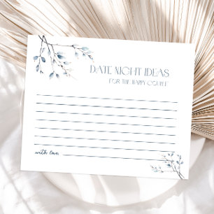 Blumenblauer Winter Botanisches Datum Night Ideen