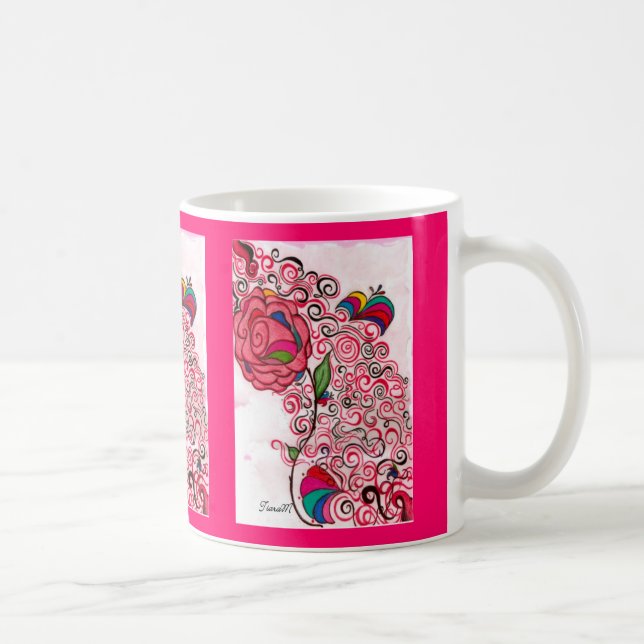 Blumenbliss-Tasse Kaffeetasse (Rechts)