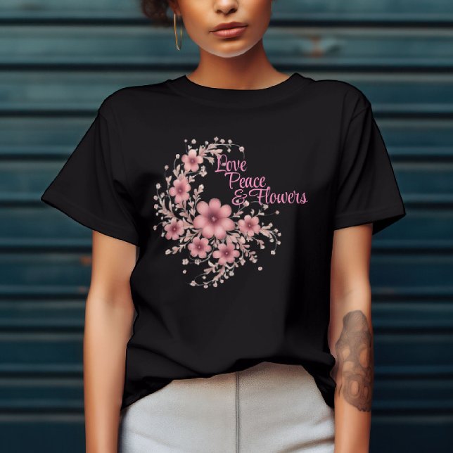 Blumenblossom Swirl T-Shirt (Von Creator hochgeladen)