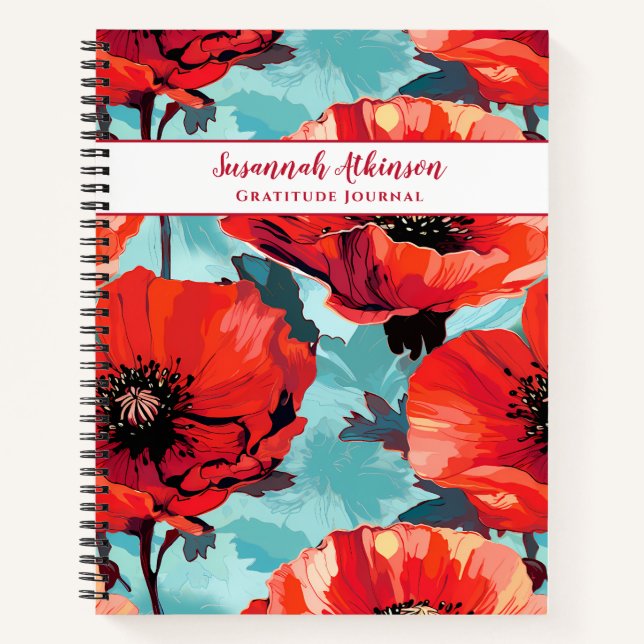 Blumenblume aus Kalifornien Notizbuch (Vorderseite)