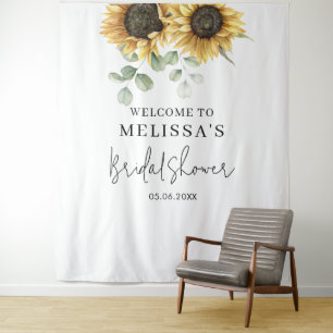 Blumenblume Eukalyptus Brautparty Hintergrund Wandteppich