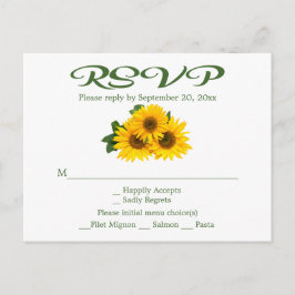 Blumenblume UAWG Green Yellow Wedding Party Einladungspostkarte