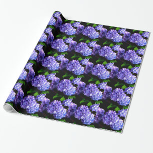 Blumenblumen, Blütenblüten, Hydrangeas Geschenkpapier