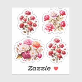 Blumenblumen Vinyl Stickers Aufkleber