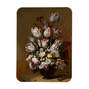 Blumenblumenstrauß - Vintages niederländisches Magnet