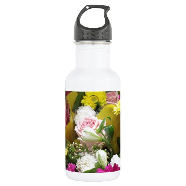 Blumenblüte Trinkflasche (Vorderseite)