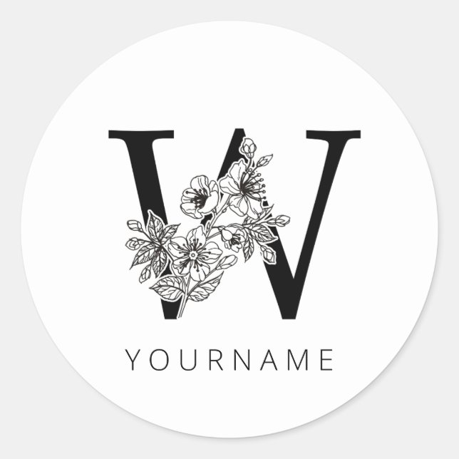 Blumenblüten Runder Aufkleber (Vorderseite)