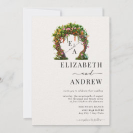 Blumenbogen | Baumhochzeit Einladung