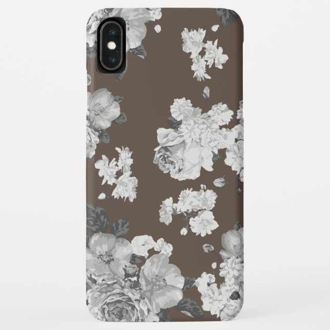 Blumenbraun Hintergrund Case-Mate iPhone Hülle (Rückseite)