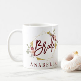 Blumenbraut bachelorette Brautparty-Tasse Kaffeetasse