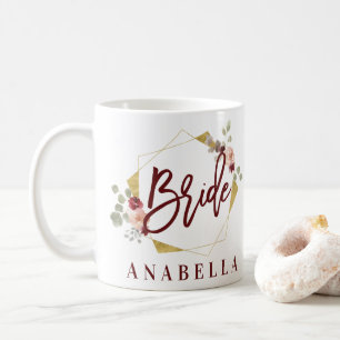 Blumenbraut bachelorette Brautparty-Tasse Kaffeetasse