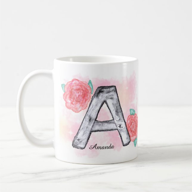 Blumenbrief A Kaffeetasse (Links)