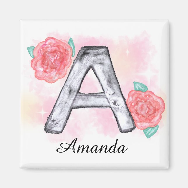 Blumenbrief A Magnet (Vorne)