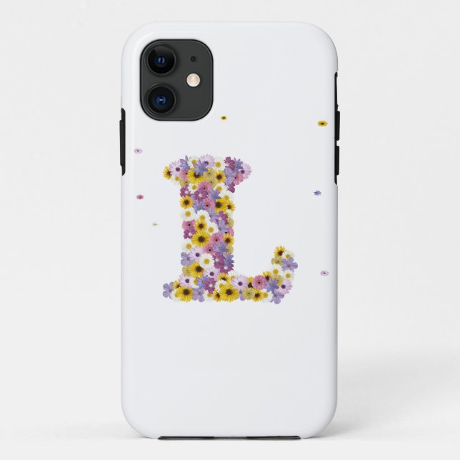Blumenbrief L Case-Mate iPhone Hülle (Rückseite)
