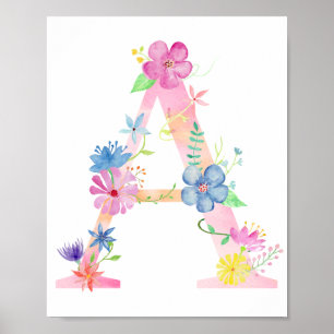 Blumenbriefe als Poster