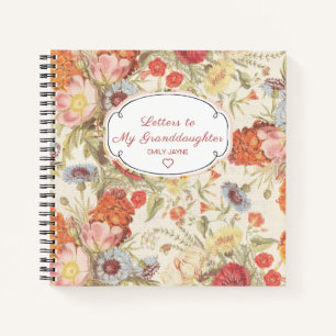 Blumenbriefe an meine Enkelin Andenken Notizbuch
