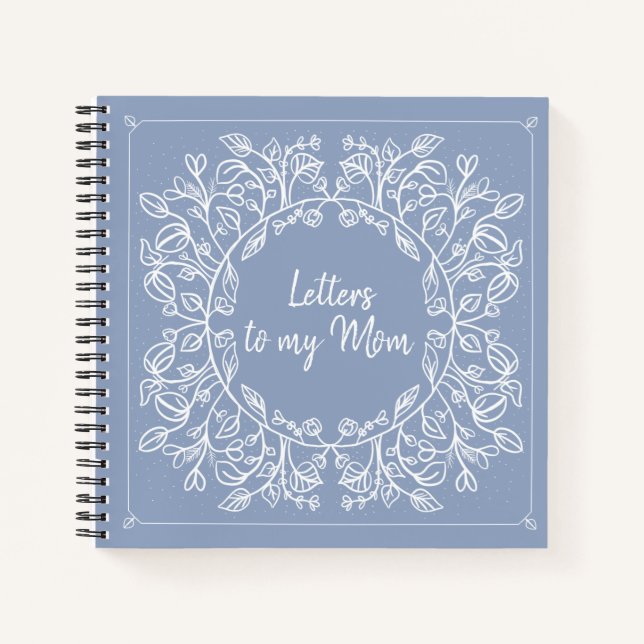 Blumenbriefe an meine Mama Keepake Journal Notizbuch (Vorderseite)