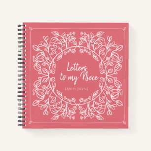Blumenbriefe an meine Nichte Erinnerungsjournal Notizbuch