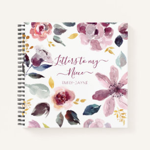 Blumenbriefe an My Niece Keepake Journal Notizbuch