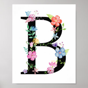 Blumenbriefe B Poster