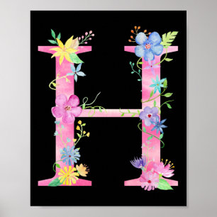 Blumenbriefe H Poster