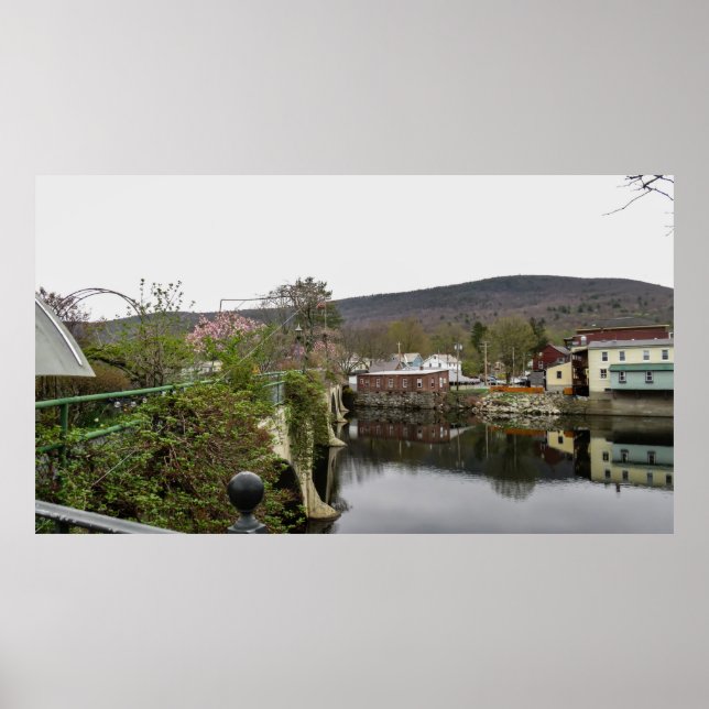 Blumenbrücke Poster (Vorne)