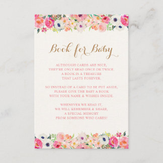 Blumenbuch für Baby Begleitkarte