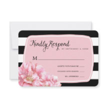 Blumenchic Hochzeitkarte / Rosa