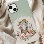 Blumencowgirl Stiefel in Arch Green Personalisiert Case-Mate iPhone 14 Plus Hülle<br><div class="desc">Cowgirl bootet themed iPhone Gehäuse, personalisiert mit Ihrem Namen. Das Design zeichnet sich durch eine wunderschöne Blumencowgirl Stiefel Set in einem Bogen Rahmen mit einer bearbeitbaren Hintergrundfarbe Grün und natürlich. Für das iPhone 14 Plus konzipiert, wird aber auch für viele andere Modelle geeignet sein. Wenn Sie einen anderen Karo wählen,...</div>