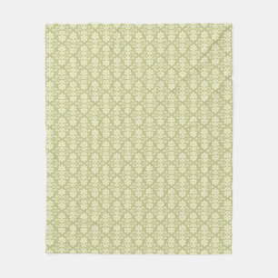 Blumendamasttapete Fleecedecke