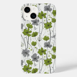 Blumendarstellung, abstrakte Wildblumen, modern Case-Mate iPhone 14 Hülle