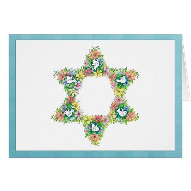 Blumendavidsstern (Vorderseite (Horizontal))